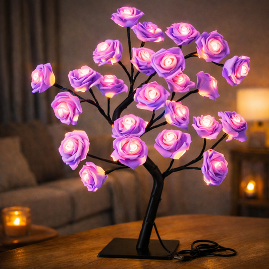 Róża na prezent™ - Prezent, który zostaje w sercu na zawsze I Fioletowy